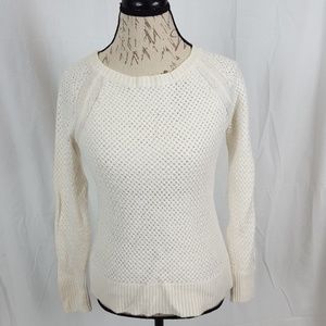 LOFT basketweave sweater S